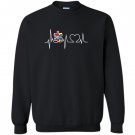 Autism puzzle heartbeat autism awareness Sweatshirt