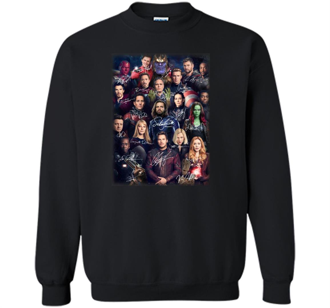 Avengers all characters signature Sweatshirt