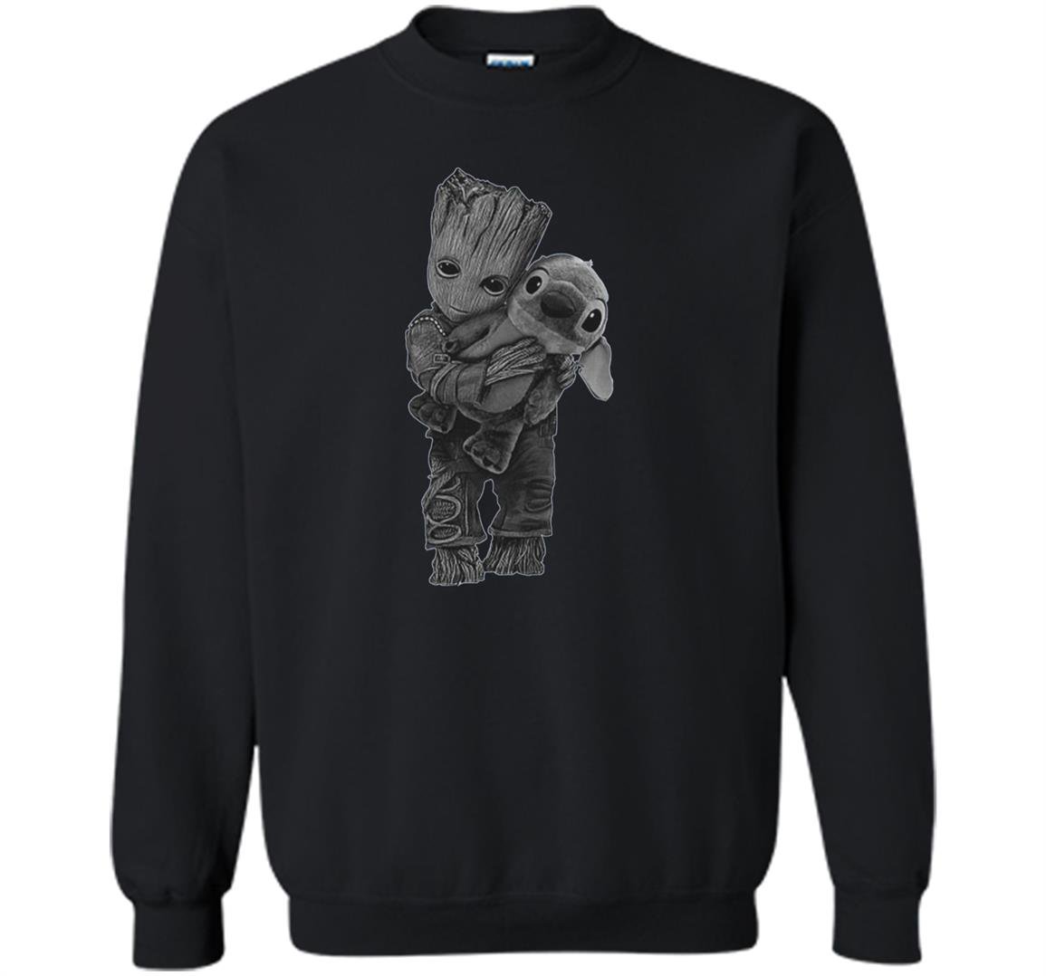 Baby groot hug stitch Sweatshirt
