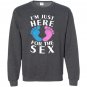 Baby shower gender reveal pun Sweatshirt