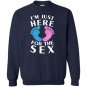 Baby shower gender reveal pun Sweatshirt