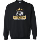 Badlands national park buffalo bison south dakota Sweatshirt