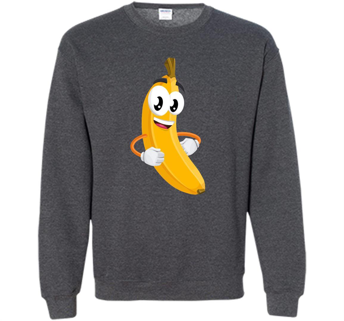 Banana emoji smiley emoticon funny bananas Sweatshirt