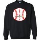 Baseball double play 6432 Sweatshirt