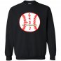 Baseball double play 6432 Sweatshirt