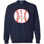 Baseball double play 6432 Sweatshirt