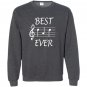 Best dad ever funny music note fathers gift Sweatshirt