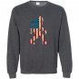 Bigfoot sasquatch american flag funny 4th of july Sweatshirt