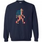 Bigfoot sasquatch american flag funny 4th of july Sweatshirt
