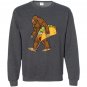 Bigfoot sasquatch carrying taco funny camping Sweatshirt