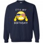 Birthday emoji its my birthday american flag gift Sweatshirt