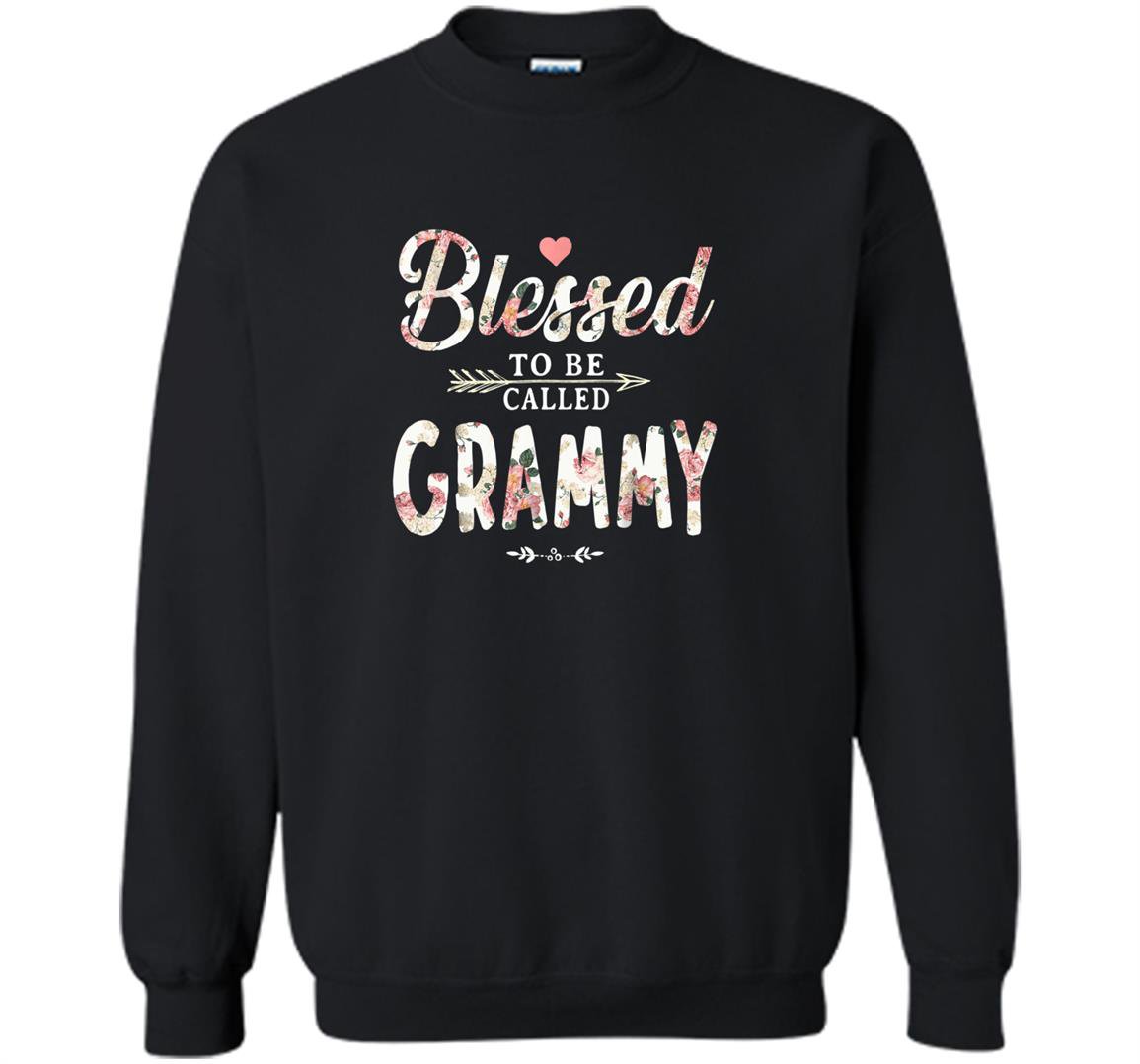 Blessed to be called grammy flower style Sweatshirt