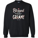 Blessed to be called grammy flower style Sweatshirt