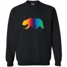 California bear pride love equality lgbt rainbow Sweatshirt