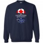Canadian grown with greek roots greece Sweatshirt