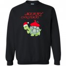 Cartoon santa turtle funny christmas Sweatshirt