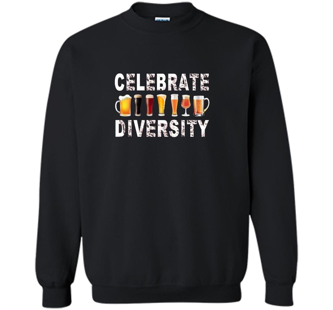 Celebrate diversity beer asphalt Sweatshirt