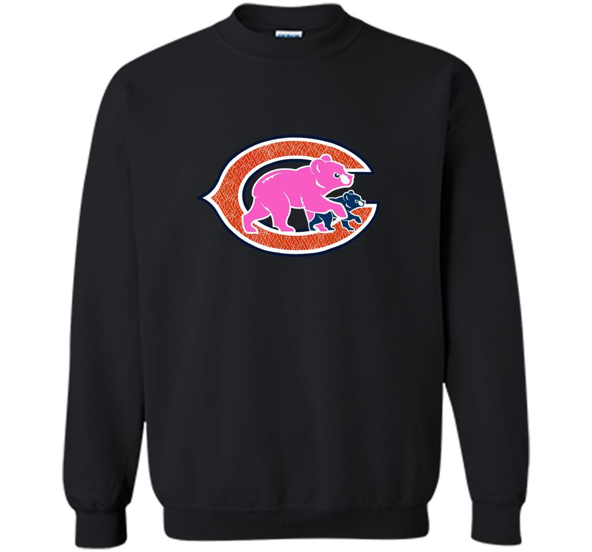 Chicago breast cancer awareness month mama bears Sweatshirt