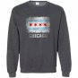 Chicago illinois flag vintage distressed Sweatshirt