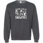 Chilling with my snowmies premium novelty Sweatshirt