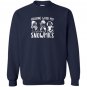 Chilling with my snowmies premium novelty Sweatshirt