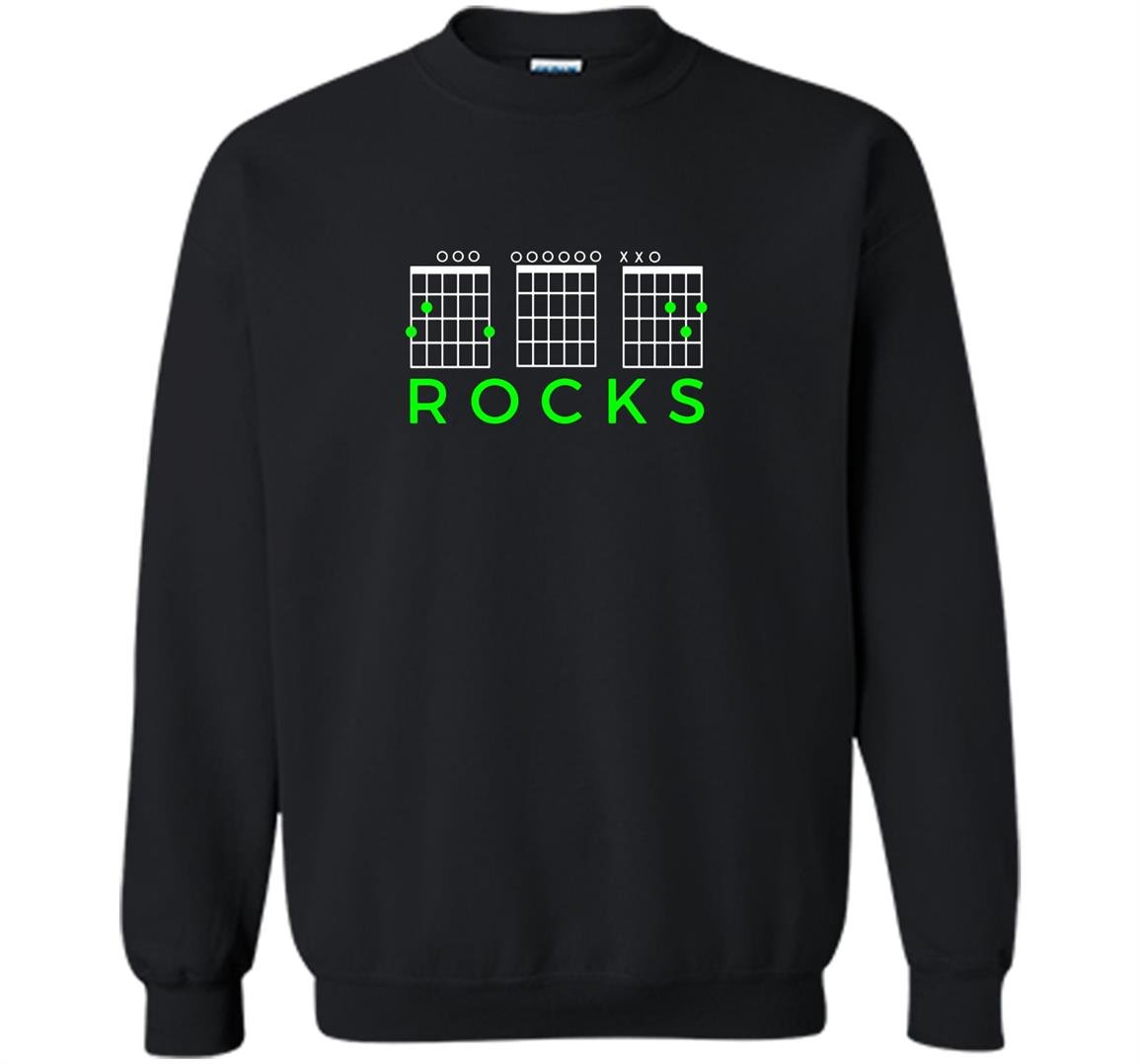 Christian god rocks guitar chords spell g-o-d Sweatshirt