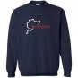 Classic nurburgring track map graphic Sweatshirt