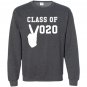 Class of 2020 peace sign school graduation Sweatshirt