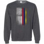 Colombian american flag half colombian half american Sweatshirt