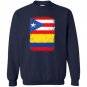 Colombian puerto rican flag vintage colombia rico Sweatshirt