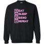 Contortionist eat sleep bend repeat exercise training Sweatshirt