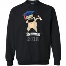 Cool class of dabbing pug graduate adults Sweatshirt