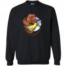 Cowboy rodeo yeehaw emoji cartoon funny Sweatshirt
