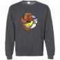Cowboy rodeo yeehaw emoji cartoon funny Sweatshirt