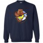 Cowboy rodeo yeehaw emoji cartoon funny Sweatshirt