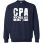 Cpa weapons of mass deductions Sweatshirt