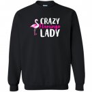 Crazy flamingo wading species Sweatshirt