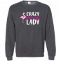 Crazy flamingo wading species Sweatshirt