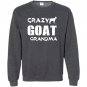 Crazy goat lady crazy goat grandma Sweatshirt