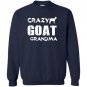 Crazy goat lady crazy goat grandma Sweatshirt