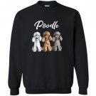 Cute poodle i caniche puppy dogs Sweatshirt