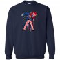 Dabbing uncle sam funny 4th of july Sweatshirt
