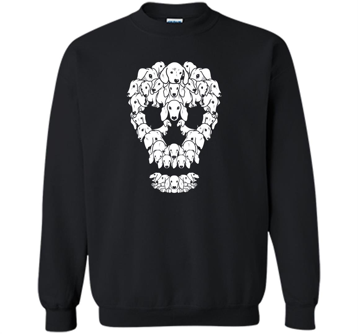 Dachshund sugar skull dia de los muertos Sweatshirt