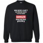 Danger high voltage funny electrician Sweatshirt