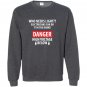 Danger high voltage funny electrician Sweatshirt