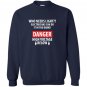 Danger high voltage funny electrician Sweatshirt