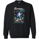 December the soul of a mermaid glitter Sweatshirt