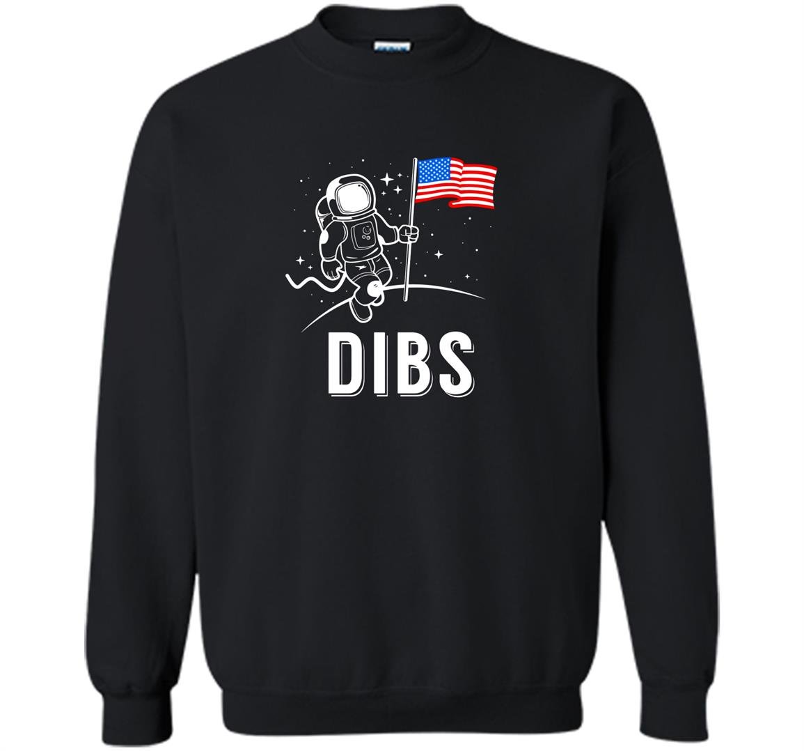 Dibs proud american usa moon Sweatshirt