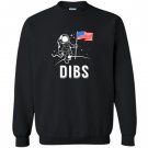 Dibs proud american usa moon Sweatshirt