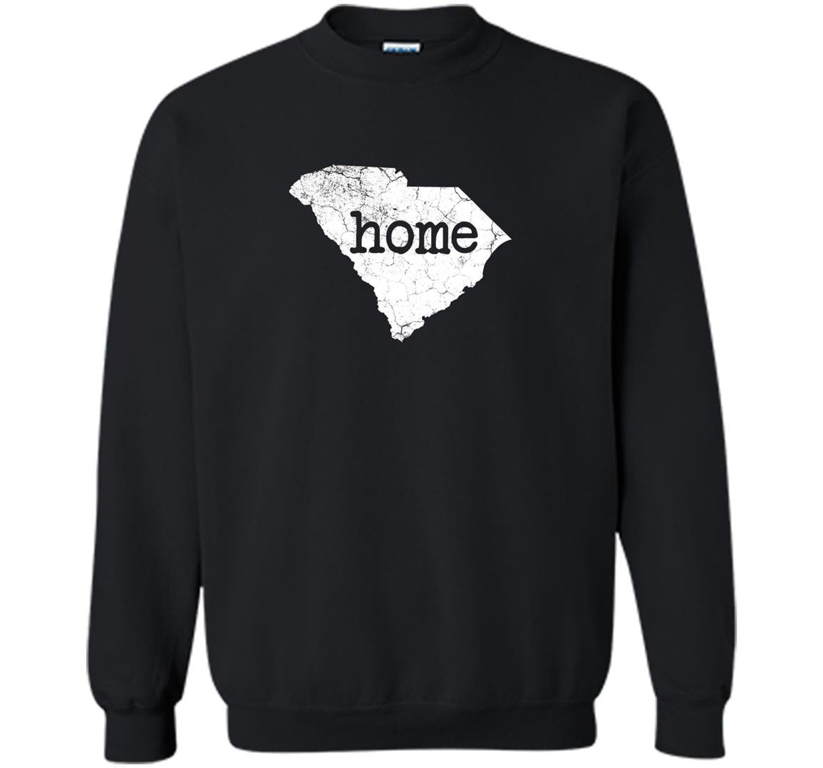 Distressed south carolina home south carolina Sweatshirt